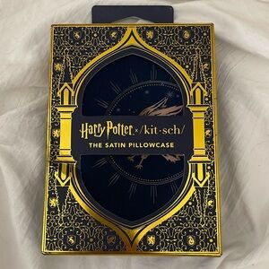 Harry Potter x Kitsch Satin Pillowcase 26x19 “Midnight at Hogwarts”